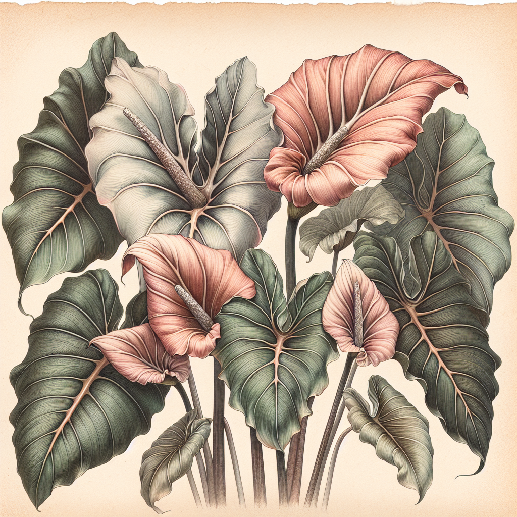 Scientific name: Alocasia Regal Shield Common name: Elephant Ear Plant